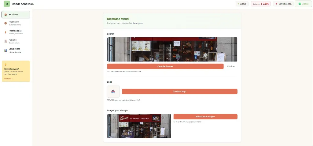UNfresh User Map Interface